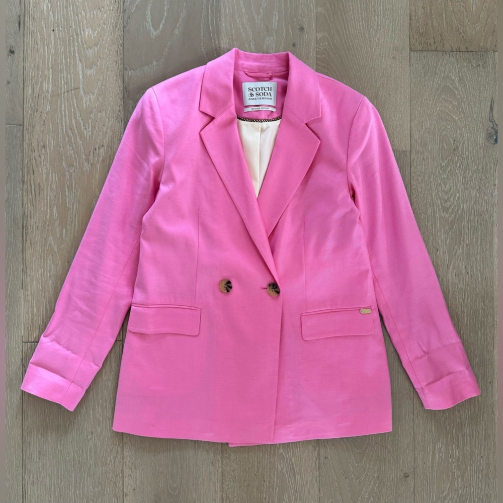 NWOT SCOTCH & SODA DOUBLE BREASTED BLAZER